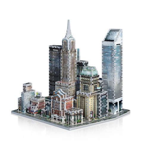 3d city puzzles